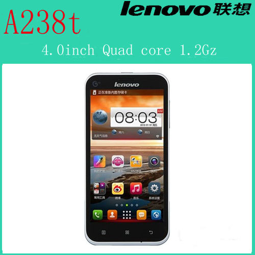 Original lenovo phone Dual Sim 4 0 inch Original Lenovo A238T android quad core phone Dual