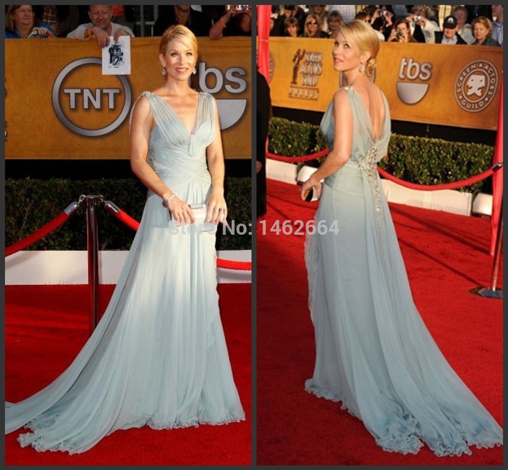 -Dress-2015-Red-Carpet-Dresses-Deep-V-Neck-Chiffon-Celebrity-Dresses ...