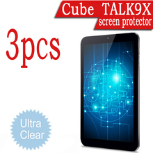 New Arrival! 9.7″Tablet PC Ultra-Clear HD Screen Protector Film For Cube Talk 9X U65GT MT8392 Octa Core 3PCS/Wholesales
