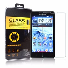 0 26mm Transparent glass Screen protector Guard For Lenovo P780 mobile phone Anti shock Tempered Glass
