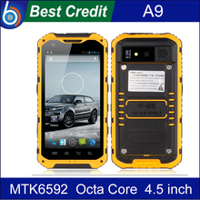 In Stock A9 A9 MTK6592 Octa Cores 2GB RAM 16GB ROM IP68 Rugged Waterproof Dustproof 3G
