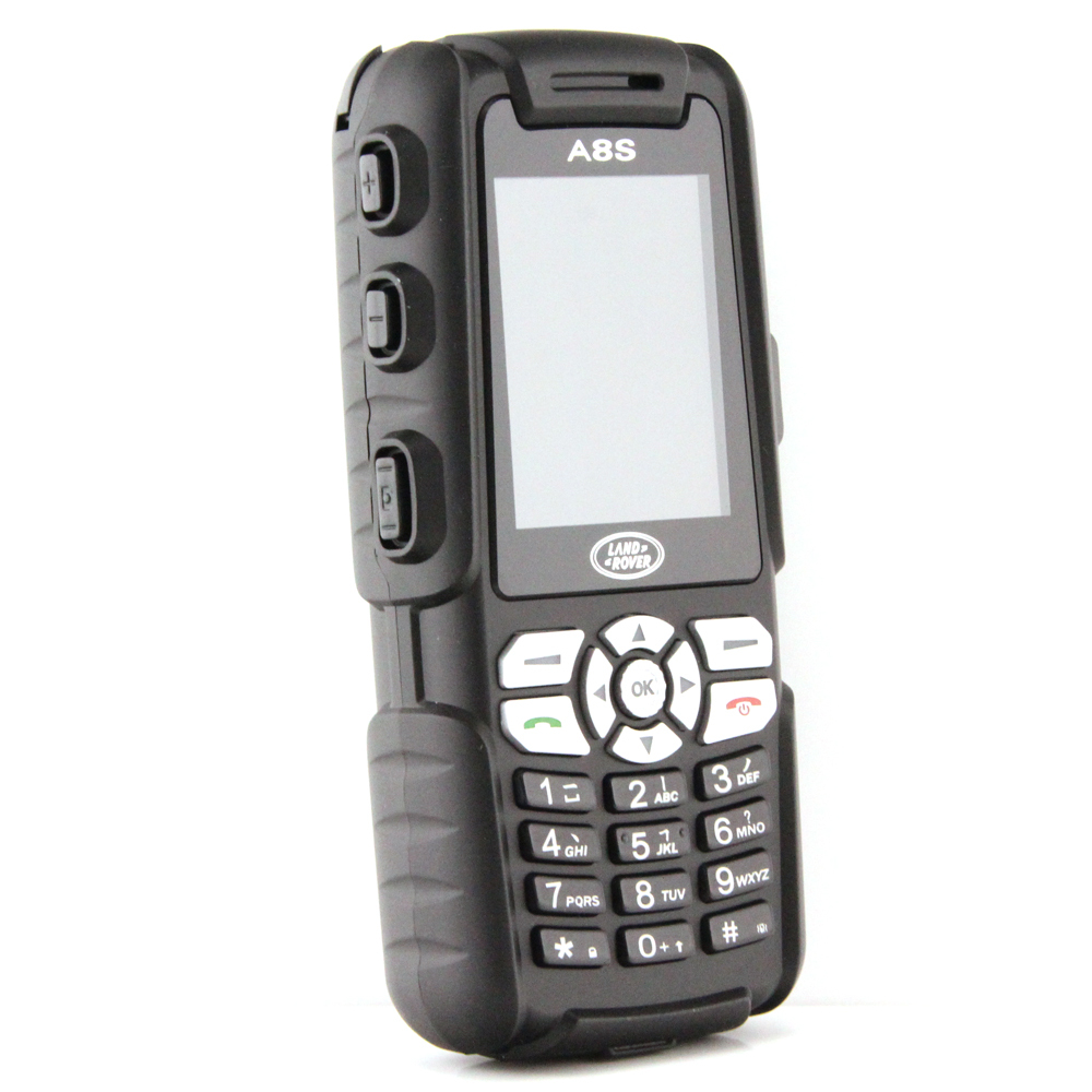 Freeship A8S Outdoor Mobile Phone Waterproof Shockproof dustproof 2 SIM Card phone A8S Black