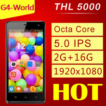 THL 5000 Mobile Phone MTK6592 Octa Core Android 4.4 5.0″ 1080P IPS Coning Gorilla Glass 3 16GB ROM 5000mAh Battery 13.0MP
