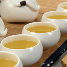 New Arrival Ceramic Tea Set White Teapot Tea Service Porcelain Teacup Kung Fu Tea Set 200ml
