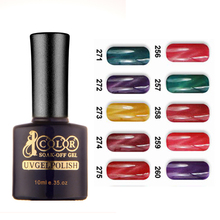 6pcs Color 100 magnetic cat eye gel nail polish 15ml with a free magnet stick 36 colors for choice Feifan