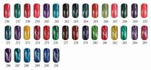 6pcs Color 100 magnetic cat eye gel nail polish 10ml with a free magnet stick 36