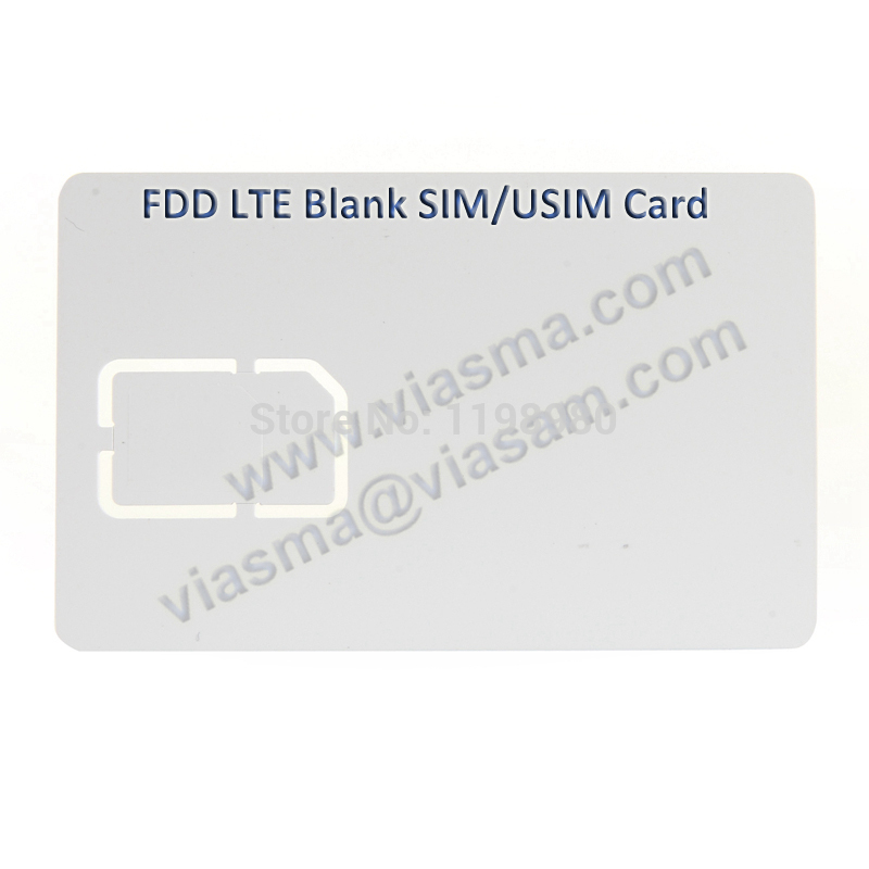  10 pieces FDD LTE Blank SIM USIM Card with Micro Cut and Standard Cut For
