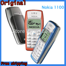 100% Original Unlocked NOKIA 1100 Mobile Phone GSM Dual Brand Classic Cheap Cell phone Refurbished Free Shipping