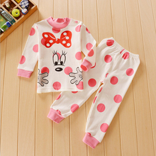 clothes clothing sets suits kids pajamas children 2 piece sleepwear cartoon Shirt Pants 2Pcs Retail 3