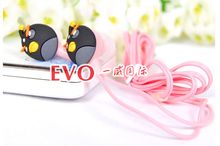 Cartoon Anime Earphone Minion despicable Me 3 5mm birds in ear Headphones For i Phone Mobile