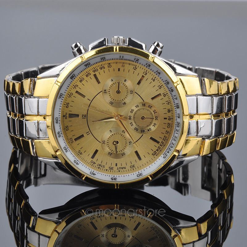 Fashion Quartz watches Men Business Watch Three Colors Luxury watches Man full Steel watch Male relogio