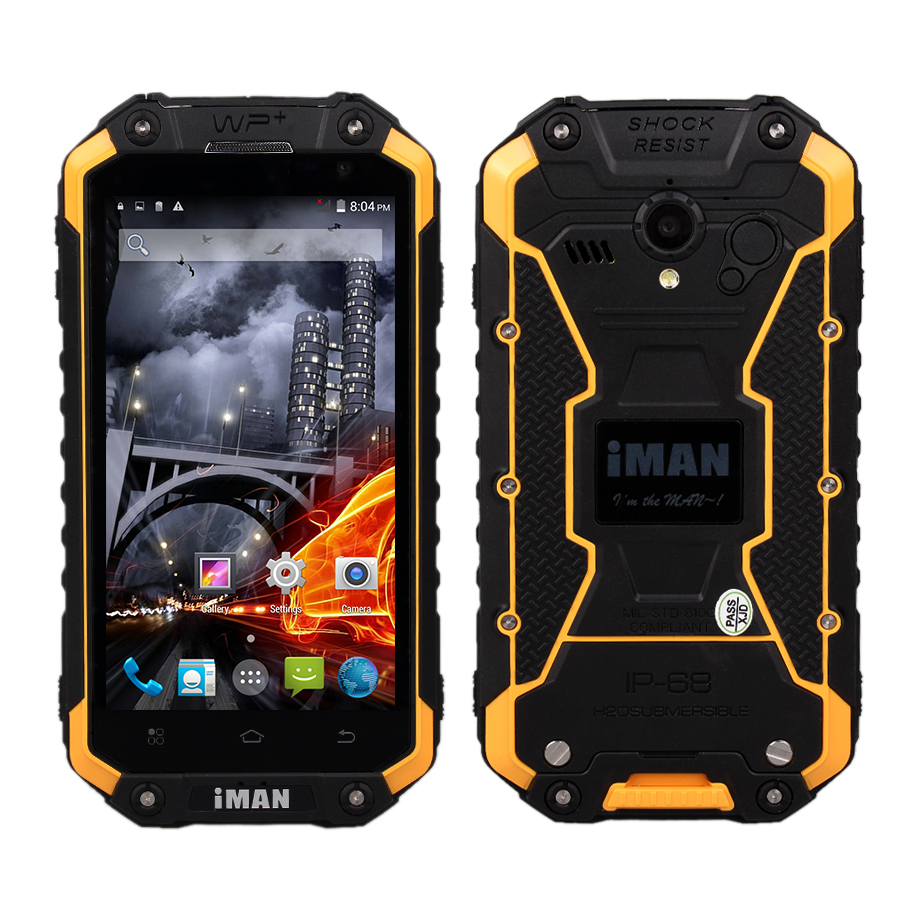 Original iMAN i6 Rugged Waterproof Shockproof Phone MTK6592 Octa Core Cell Phones 4 7 2GB RAM