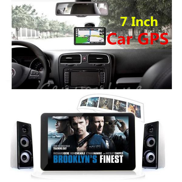 4GB 480 272 7inch TFT S D Bluetooth LCD Touch Screen Free Map Update Car GPS