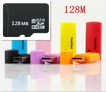 Free Shipping Consumer Electronics Accessories Parts 128M TF Memory Card micro SD Memory Card SD Adapter