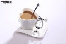 European white creative heart shaped ceramic coffee cup with tea tray