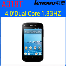 Original Lenovo A318T 4.0” Dual Core 1.3GHZ Android2.3 800×480 512MB ROM unlocked single sim card smartphone