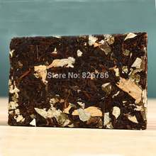 Yunnan Pu’er tea cooked fragrant lotus old brick tea special offer free shipping new lotus lotus leaf tea cooked Pu