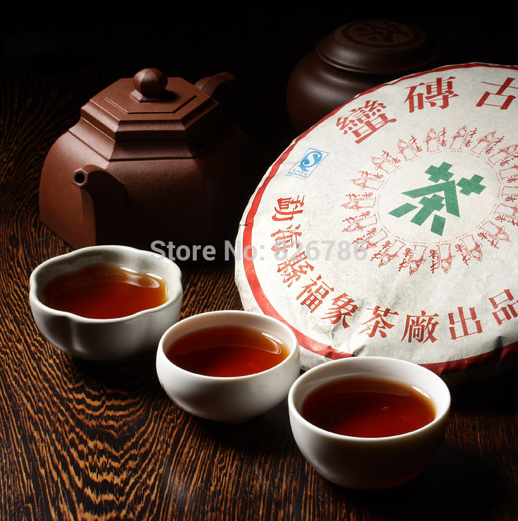 357g Yunnan Pu er tea brick 2004 year ancient puer tea trees cooked special top grade