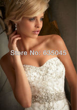 Vestido De Noiva New Custom Made Ivory White Organza Pearls Beading Mermaid Wedding Dress Bridal Gown