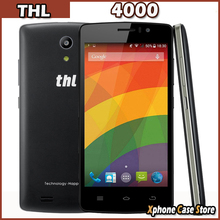 Multi-language 3G THL 4000 4.7” Android 4.4 MTK6582M Quad Core 1.3GHz RAM 1GB+ROM 8GB Dual SIM WCDMA GSM 4000mAh Smart Phones