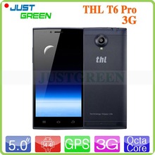 Original THL T6 Pro T6S Octa Core Mobile Phone MTK6592 1.3GHz 5 Inch 1280×720 IPS Android 4.4 8.0MP 1GB RAM 8GB ROM Dual SIM GPS
