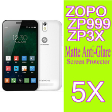 New 4G LTE Phone Premium Matte Screen Protector for ZOPO ZP999 3X MTK6595 Octa Core LCD Protective Film,5PCS/Free Shipping