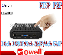 16ch 1080P/9ch 3MP/4ch 5MP mini housing P2P Onvif 2.0 H.264 Mini NVR HDMI Supported 3G/Wifi/ Hikvision IP CCTV camera