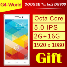 5.0 Inch DOOGEE Turbo2 DG900 3G Android 4.4 mobile phones MTK6592 Octa Core 2GB RAM 16GB ROM 13.0MP 1920 x 1080 GPS Cellphones