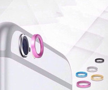 5 colors Cool Rear Camera Lens Metal Protective Ring Guard Circle Cover Case Protector for iPhone6 iPhone 6 4.7  LP01