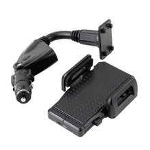 Universal Dual USB 2 Port Car Charger Cell Phone Mount Stand Holder for Mobile Phones GPS