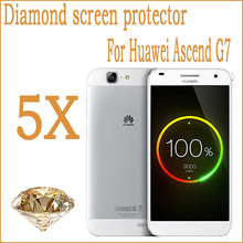 5 5 Huawei G7 Mobile Phone Diamond Protective Film huawei ascend g7 Screen Protector Guard Cover