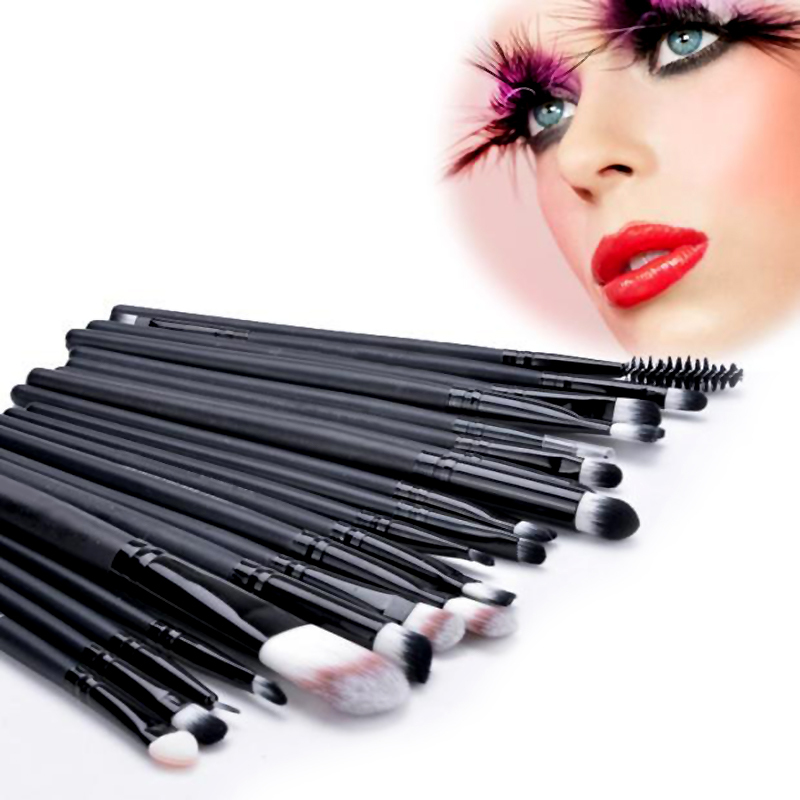 New Makeup 20pcs Brushes Set Soft Powder Foundation Eyeshadow Eyeliner Lip Brush EC064