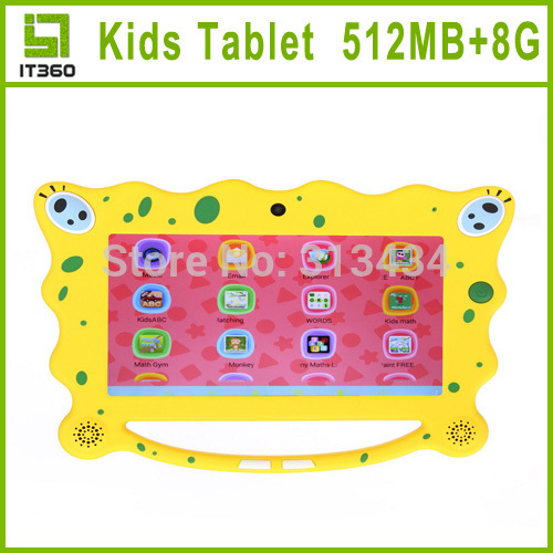 New 7 inch child Kids Tablet PC AllWinner A23 Android 4 2 Dual Core 1 5GHz