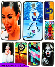 Case Cover For Lenovo S820 Phone Covers Beauty Painting Cool Beauty Girl Crying Skin Pictures Protective Phone Hard Plastic