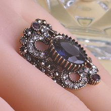 Vintage Fine Sapphire Turkish Jewelry Ring Anel Aneis Accessories Bijuterias Resin Joias Ouro 18K Oso Ugi True Religious Men Diy