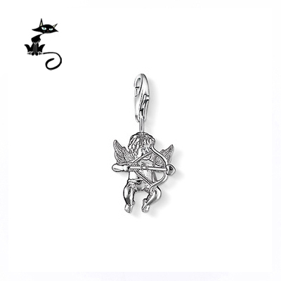 Charms Silver Cupid Size 1 7 x 1 7 cm For Women Romantic Gift Thomas Style