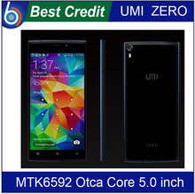 Original UMI ZERO MTK6592 2.0 GHz Otca Core processor 2GB ROM 16GB RAM 5 Inch Corning Gorilla Glass Screen 3G Mobile Phone