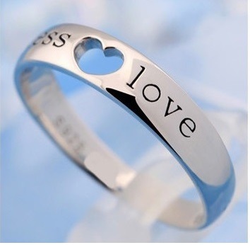 Wedding Engagement Rings for Men Women Jewelry New 2015 Designer Cute Unisex Endless Love Heart Ring