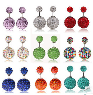 Brand Bijoux Wholesale Free Shipping Hot Selling Fashion Christmas wedding New Big Double Pearl Earrings For