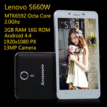 Original Lenovo mobile phone s660w mtk6592 octa core 2.0Ghz 13.0MP 2G RAM 5.0″ 1920*1080 dual SIM Android4.4.3 cell phone