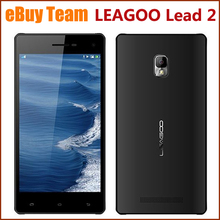Original Leagoo Lead 2 Quad Core MTK6582 Celular Android 4.4 Mobile Phone Dual Sim Russian 1G RAM 8G ROM 13MP 3G WCDMA GPS Lead2