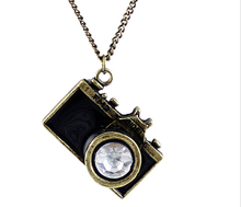 Hot Christmas gift& Retro camera Pendant Necklace, fashion jewelry + Free Shipping*B74