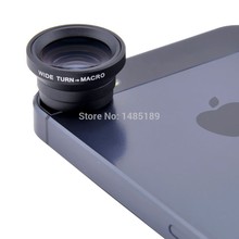 fish eye Lens Wide Angle Macro Magnetic 3 in 1 Lens for iPhone 4S 5 5S