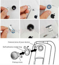 fish eye Lens Wide Angle Macro Magnetic 3 in 1 Lens for iPhone 4S 5 5S