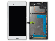 For Sony for Xperia Z3 Glass LCD Display Touch Screen Digitizer Assembly Repair Parts with frame