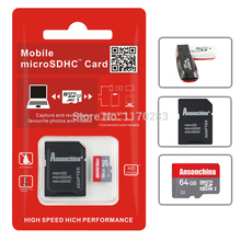 Real capacity Red Micro SD Card 4G 8G 16G 32GB 64gb Memory Card Flash Class10 TF