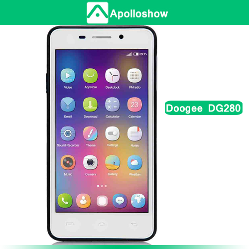 DOOGEE LEO DG280 MTK6582 Quad Core Mobile Phone 4 5 IPS GSM WCDMA 1GB RAM 8GB