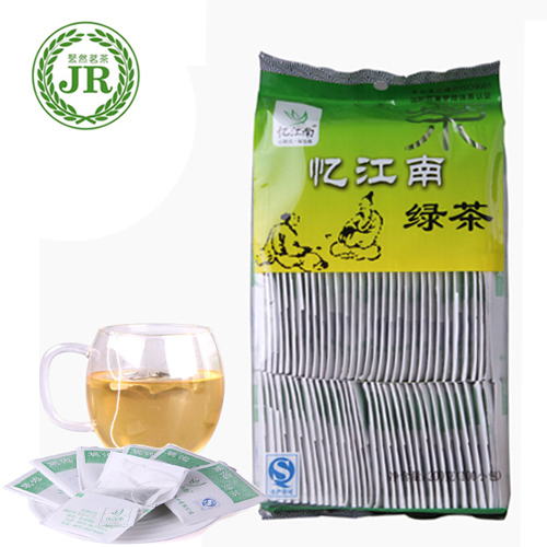 100Pcs Organic Green Tea Jasmine Biluochun Bag Fresh Perfume Chinese Green Tea For Slimming Anti Radiation