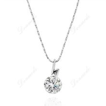 Free shipping Fashion jewlery Wholesale 18K Gold Plating Crystal Simple Classic Pendants Necklace N199