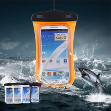 100% Waterproof  Bag Case Cover For Samsung galaxy Note 2 3 4 S3 S4 Smart phone PVC Underwater Case For iphone 6